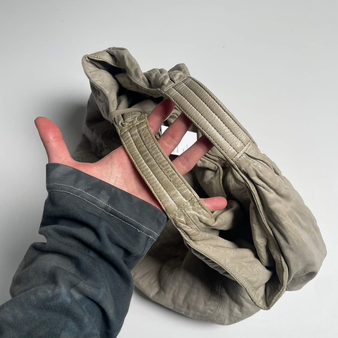 Christian peau 램가죽 크로와상 백 상품이미지6