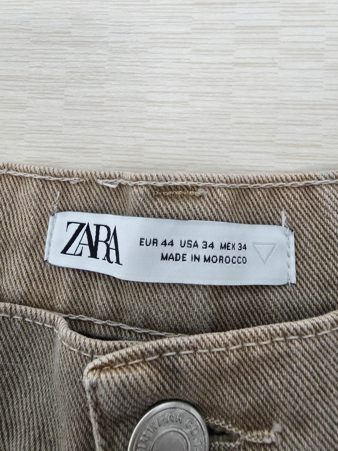 자라 유틸리티 카고 진 다크 샌드 상품이미지3