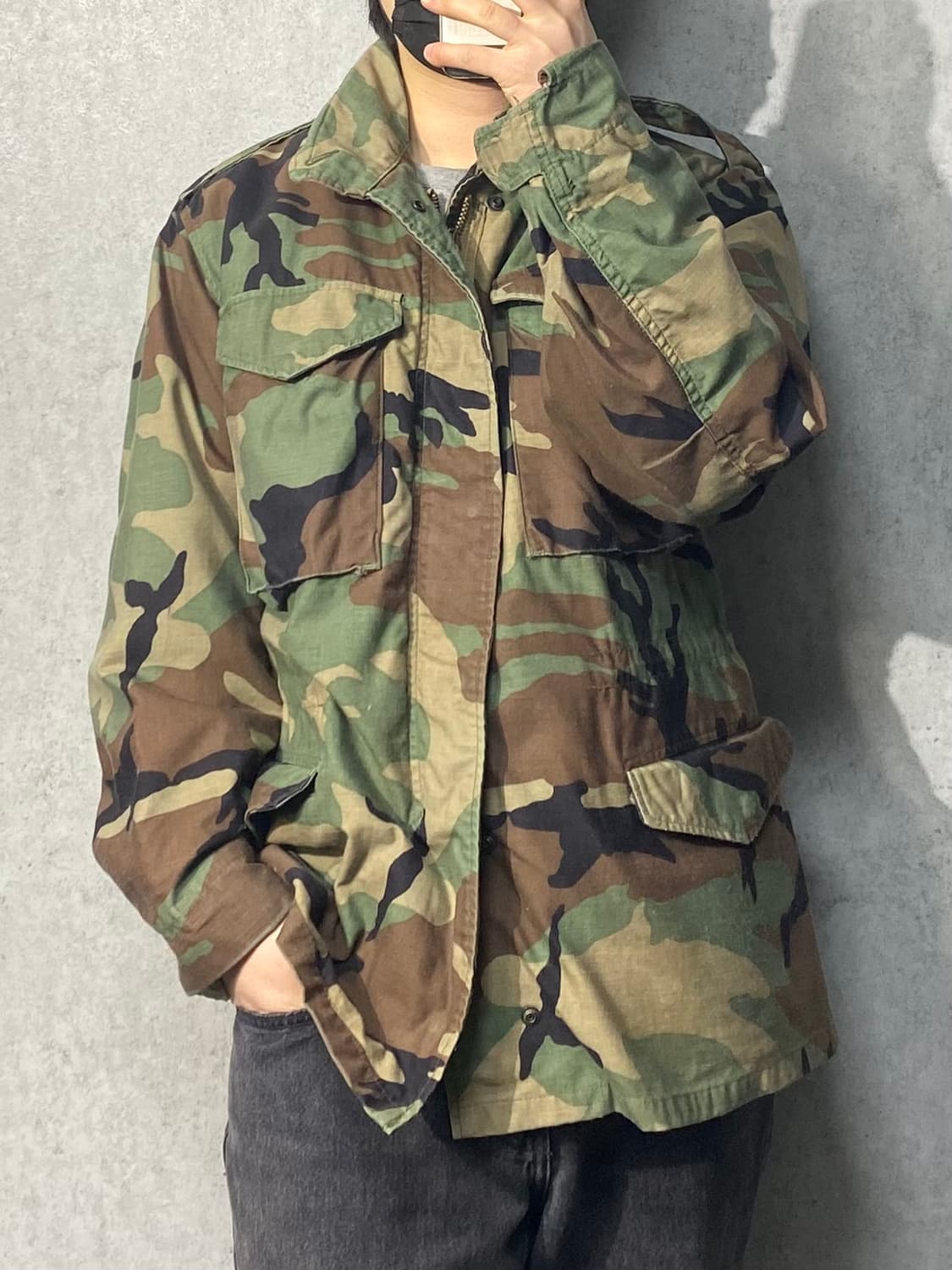 [US S] 80s U.S.ARMY 미군 오리지널 우드랜드M65필드자켓 상품이미지8