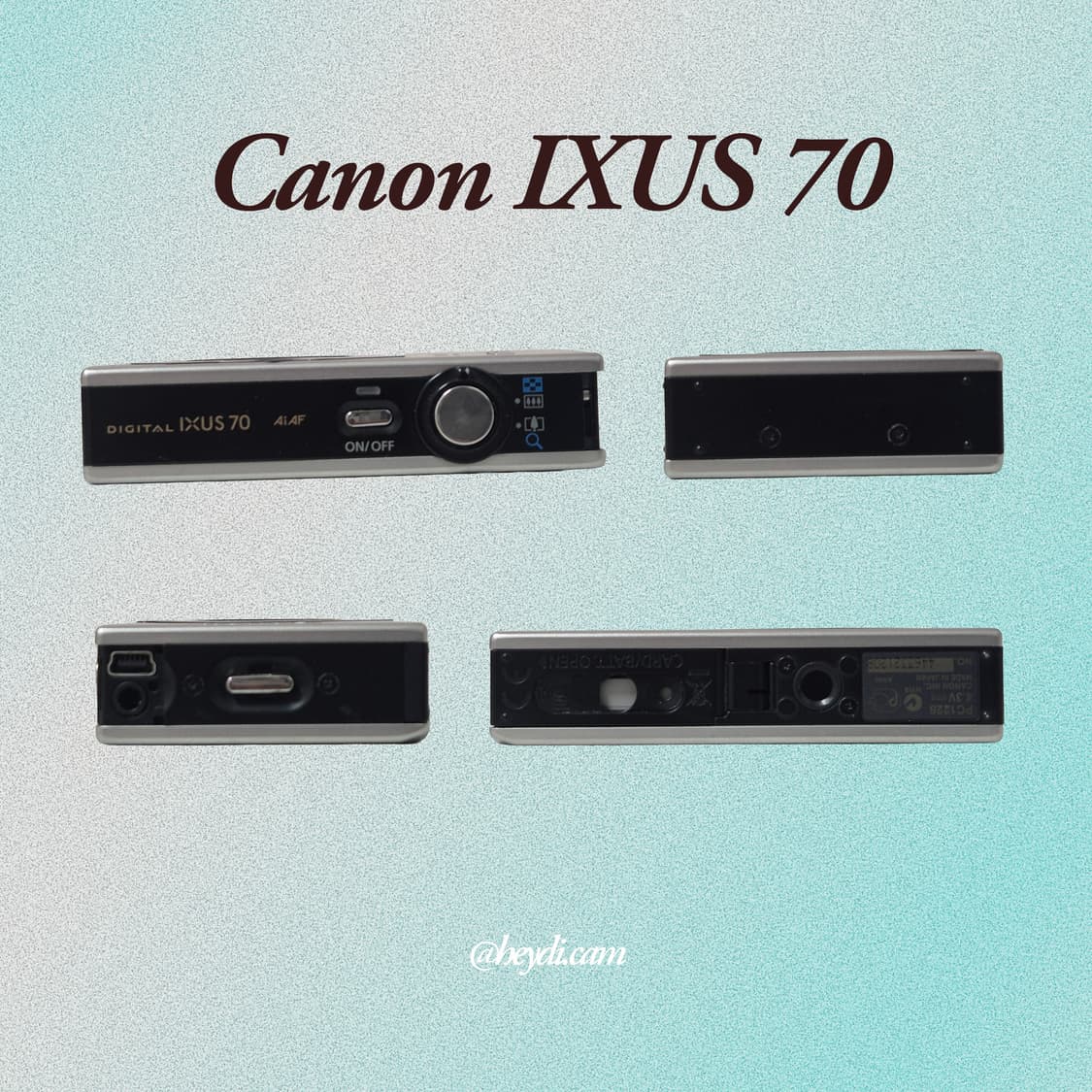 (강민경 아이브 리즈 은채) 캐논 ixus70(SD1000, IXY10) 상품이미지3