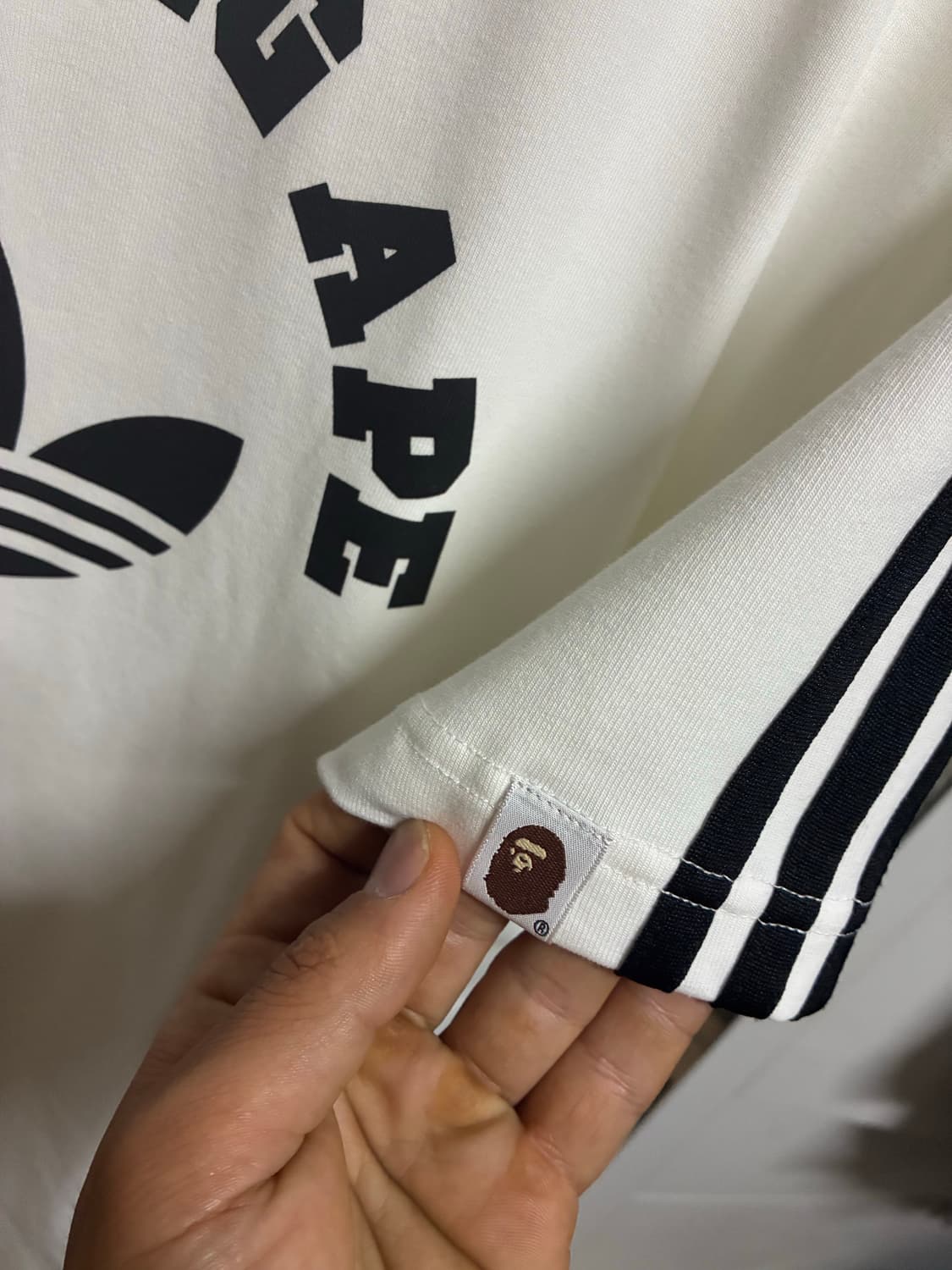 [새상품] 베이프 X 아디다스 티셔츠 L/100 상품이미지8