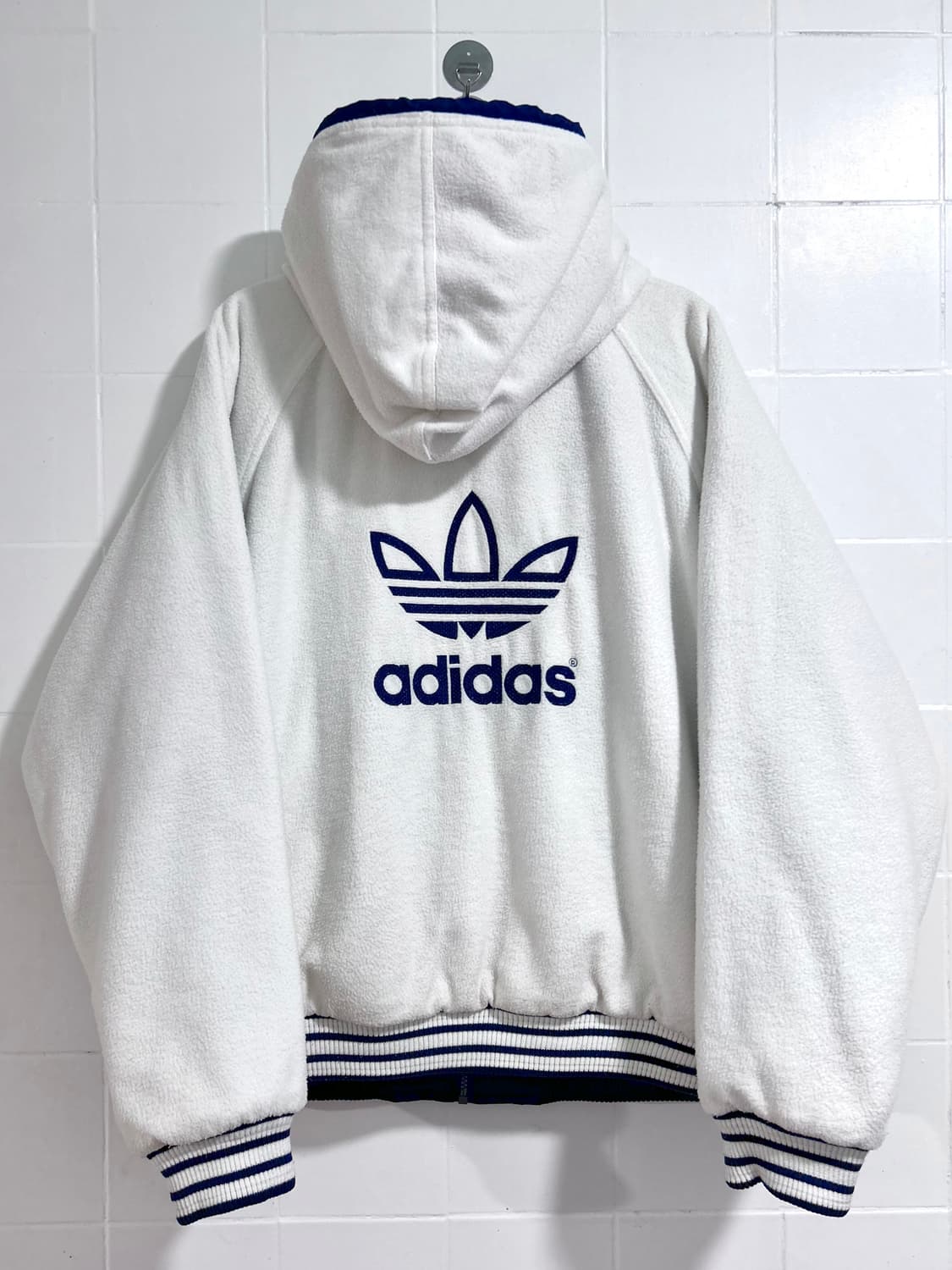 아디다스 양털 후리스 리버시블 자켓 90s 상품이미지2