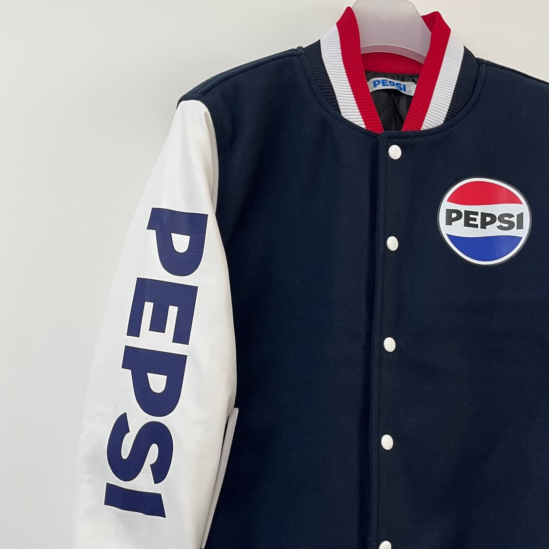 펩시 울 레더 바시티 자켓 상품이미지4