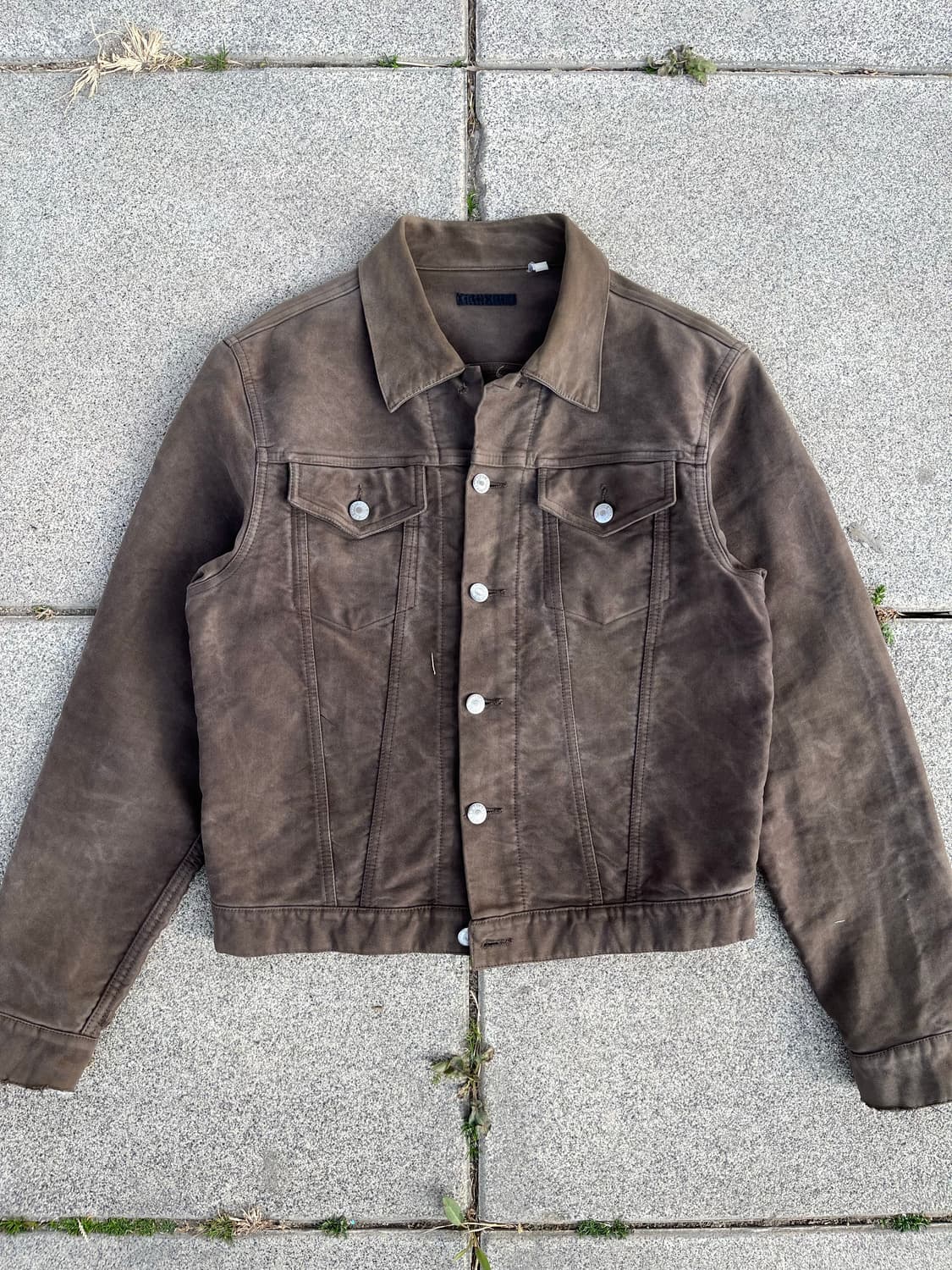 00s 빈티지 헬무트랭 아카이브 3세대 몰스킨 트러커 자켓 상품이미지2