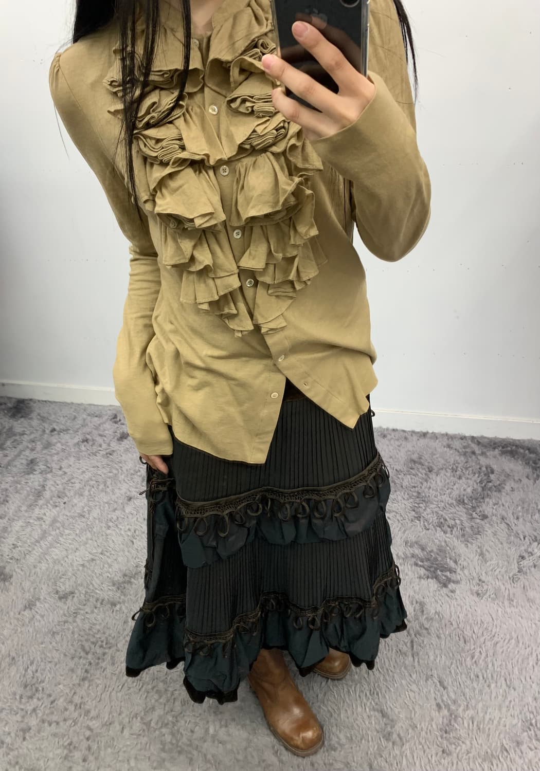 랄프로렌 프릴 퍼프 탑 상품이미지3