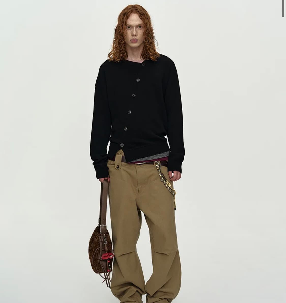 앤더슨벨 LAYERED CARDIGAN atb1433m(BLACK) 상품이미지1