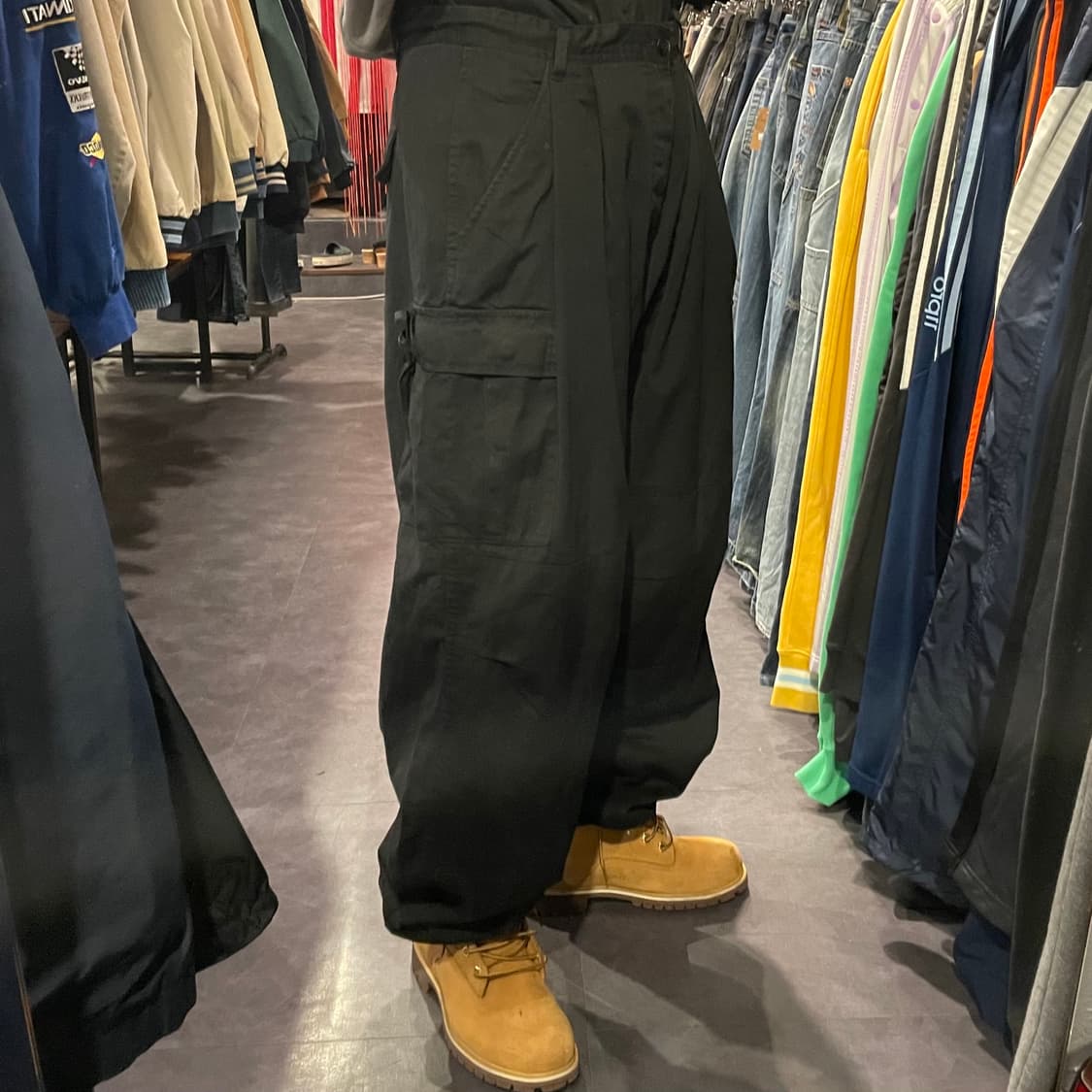 [IM] vtg advantex,inc 힙합 블랙 카고팬츠 상품이미지3