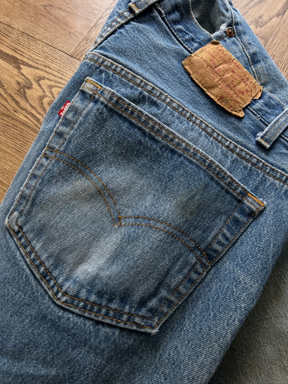 [38]80's 리바이스 501XX USA Made 데님 팬츠 S34 상품이미지7