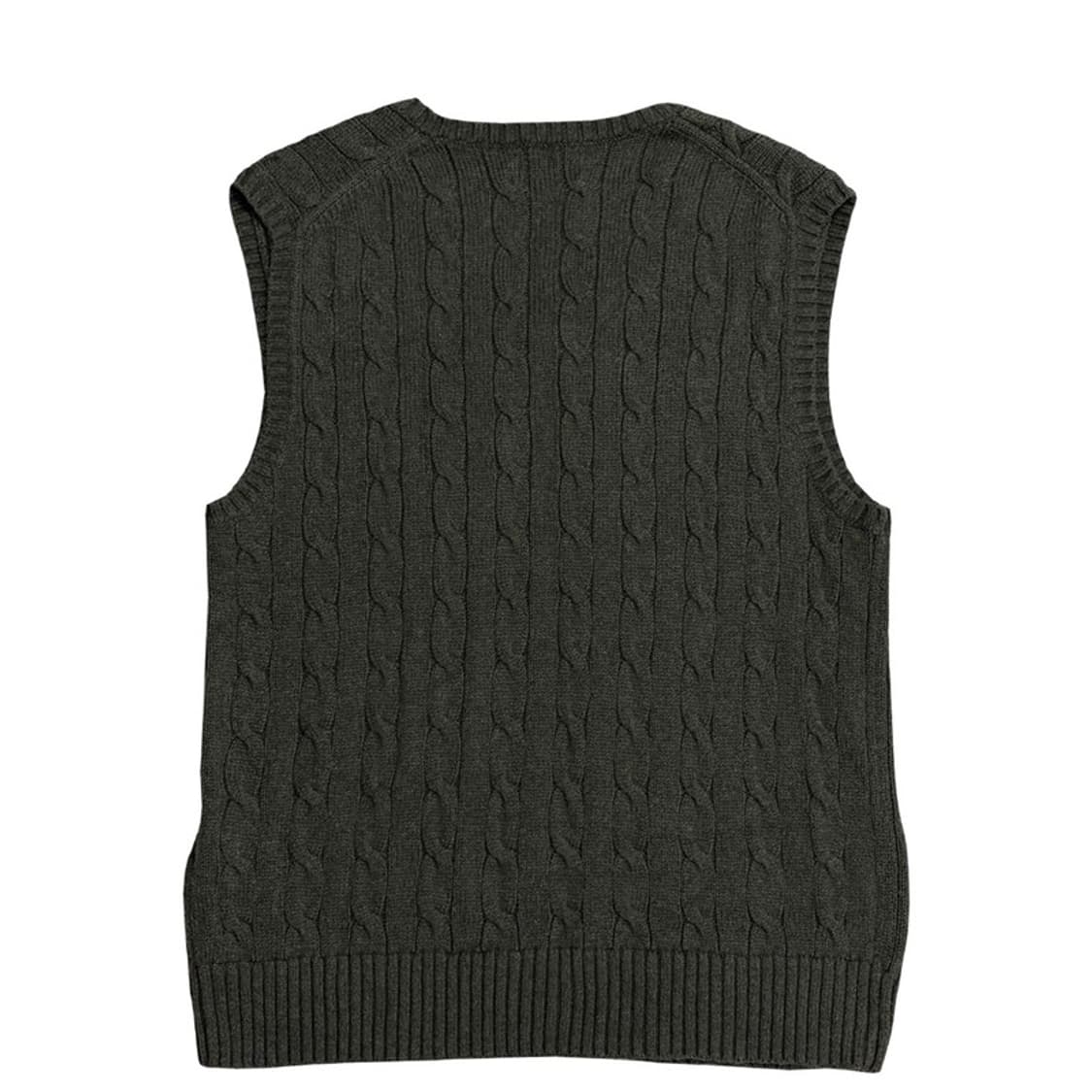 POLO RALPH LAUREN 카키 케이블 니트베스트 M 상품이미지8