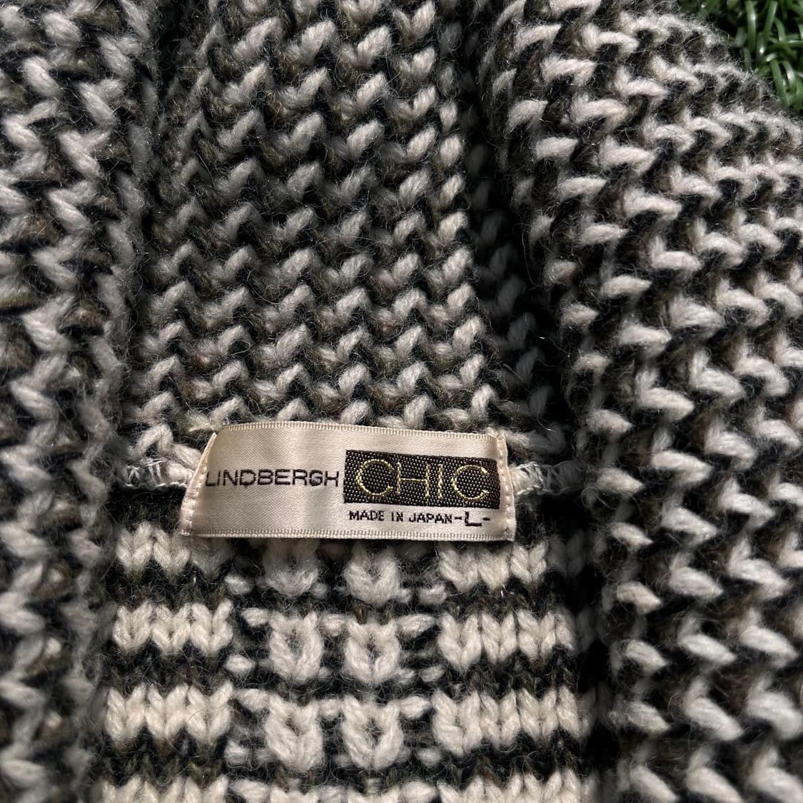 LINDBERGH CHIC(MADE JAPAN) 숄카라 가디건 (실측확인 상품이미지2