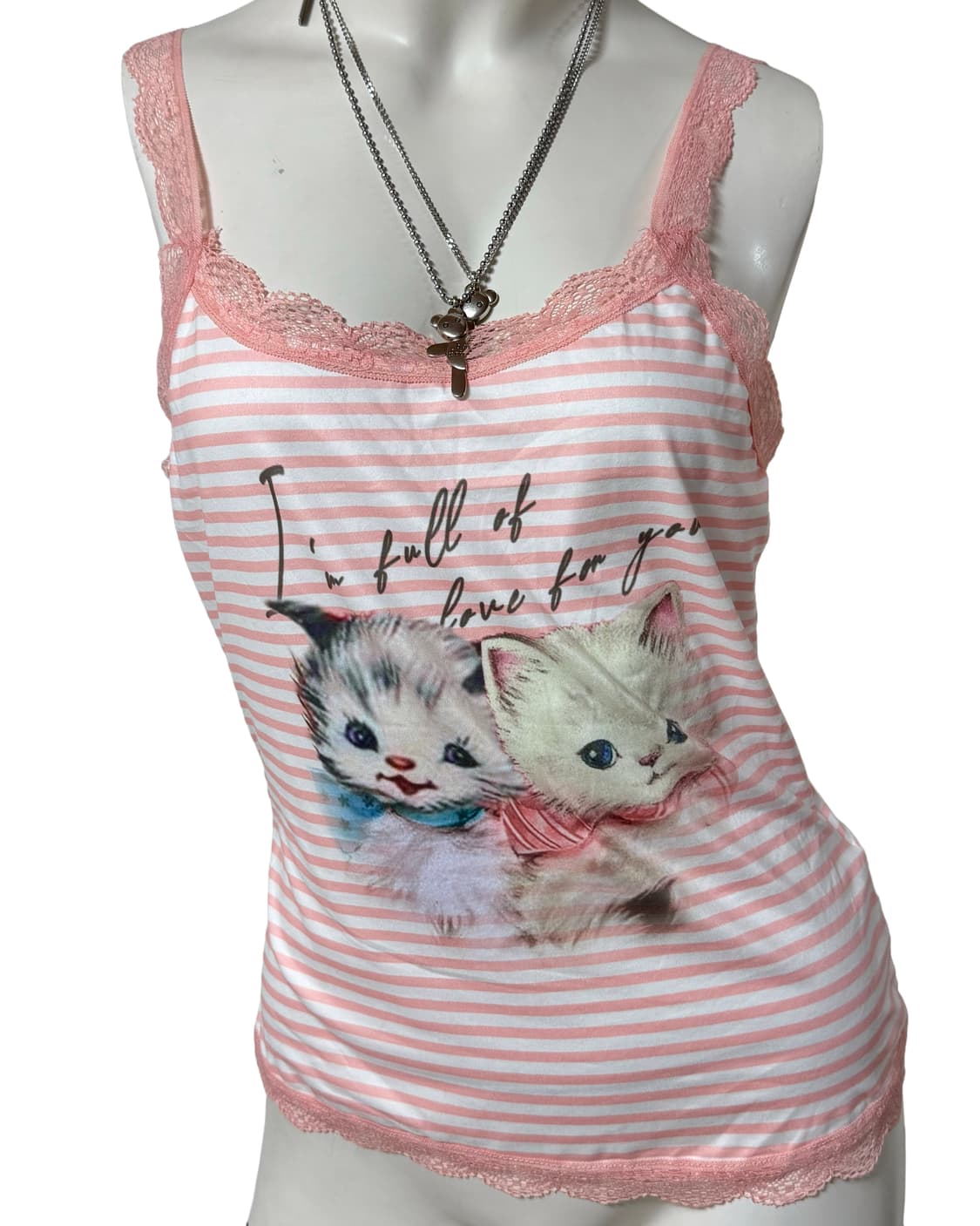 ROMWE y2k kitty lace sleeveless  상품이미지2