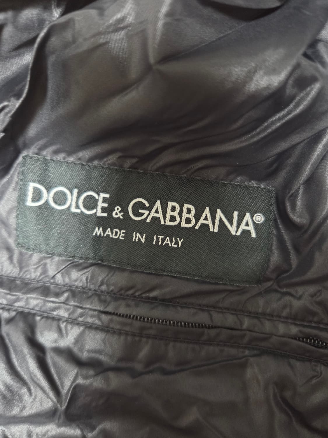 돌체앤가바나 아카이브 메탈 로고 보머 상품이미지6