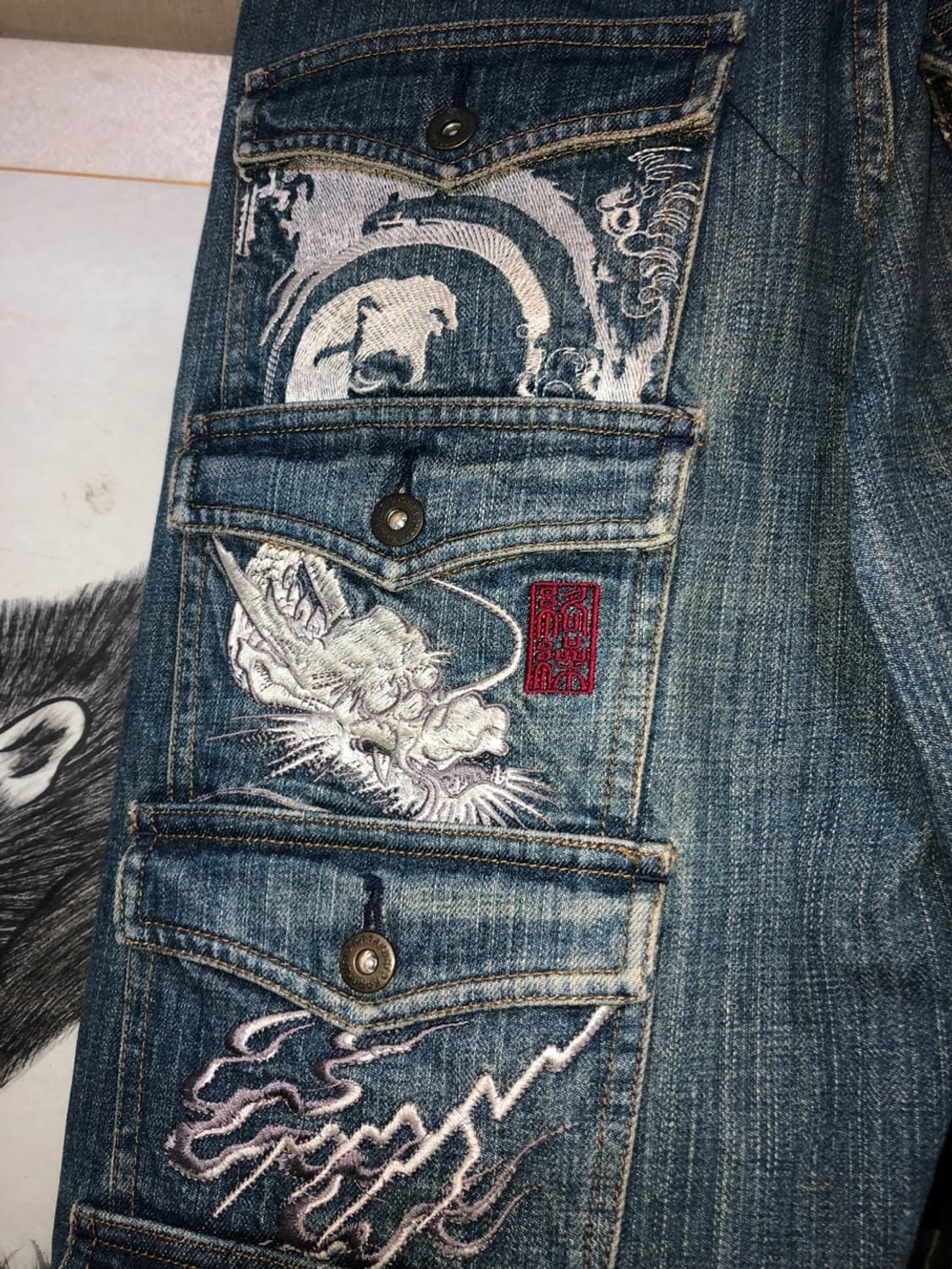 絡繰魂 Patch Work Multi Pocket - 35 상품이미지6