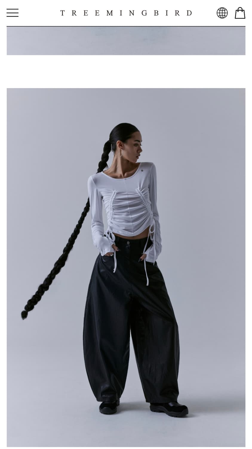 TMB front yoke leather pants  상품이미지2