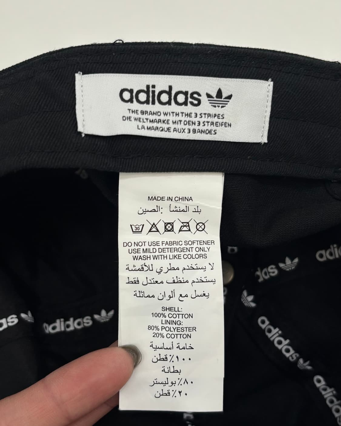 Adidas 아디다스 블랙컬러 파이어버드 자수 볼캡 상품이미지3