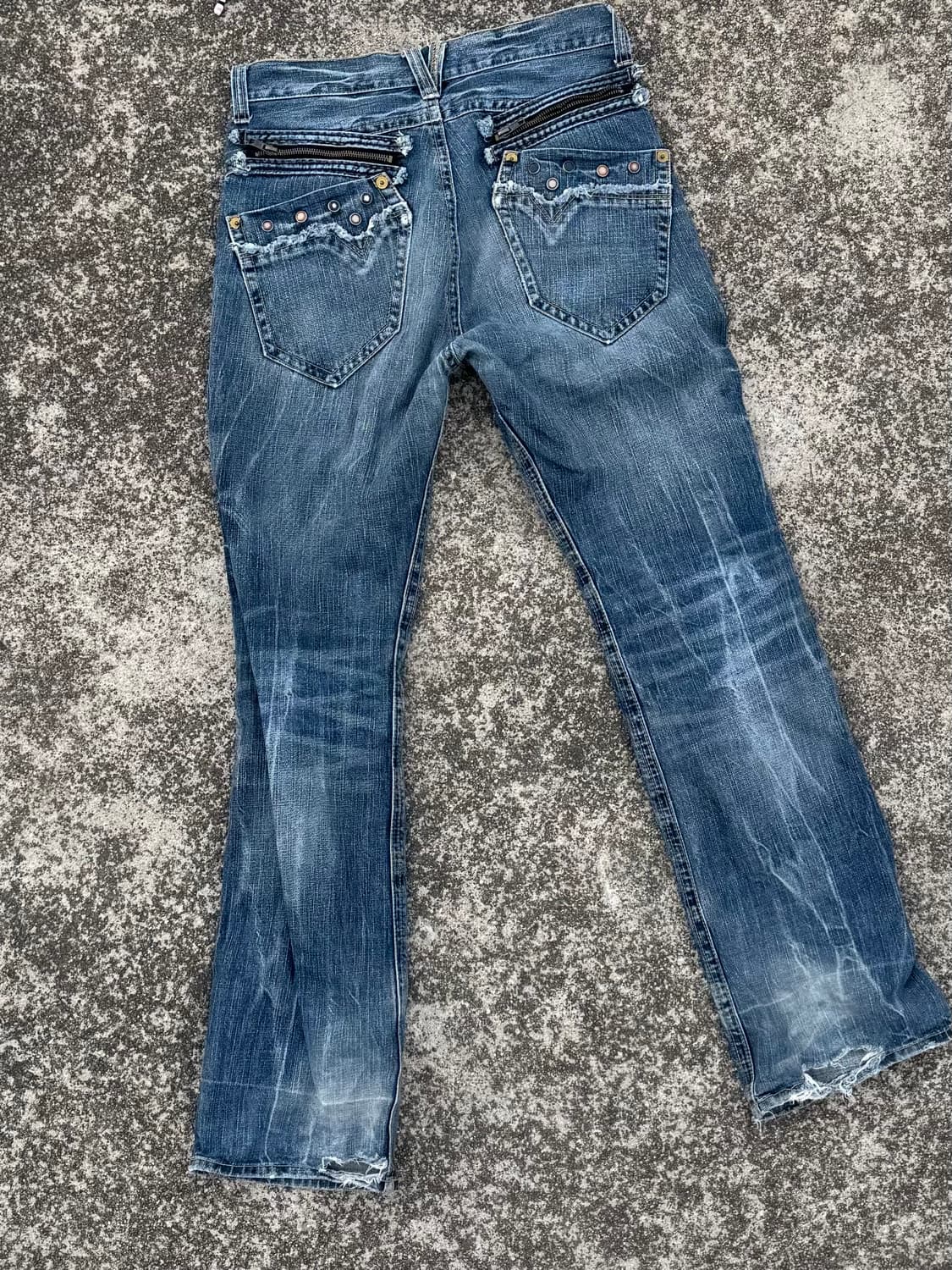 Washed wide straight pants 상품이미지4
