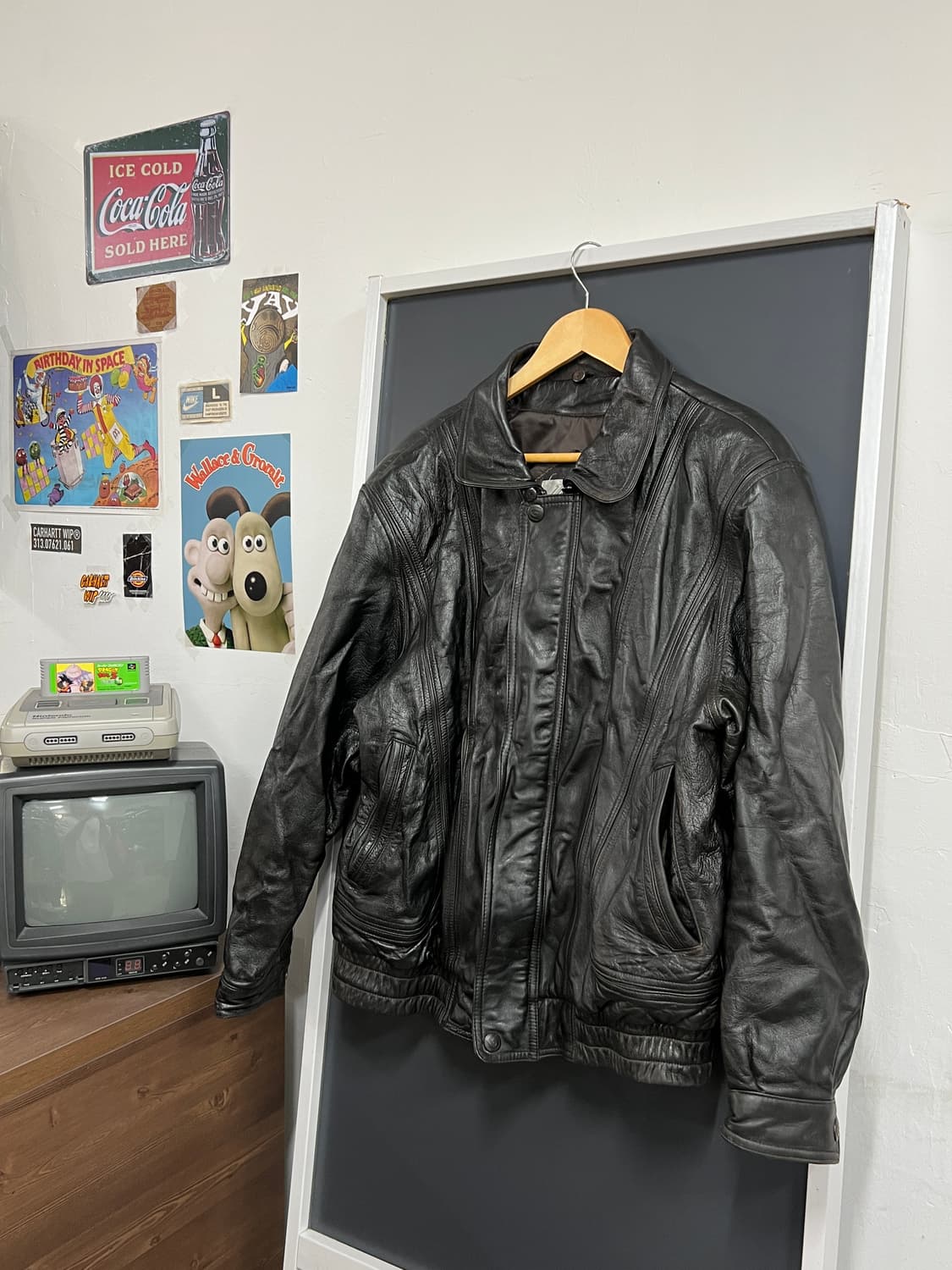 90s' IBEX Vintage 빈티지 양가죽 자켓 상품이미지2