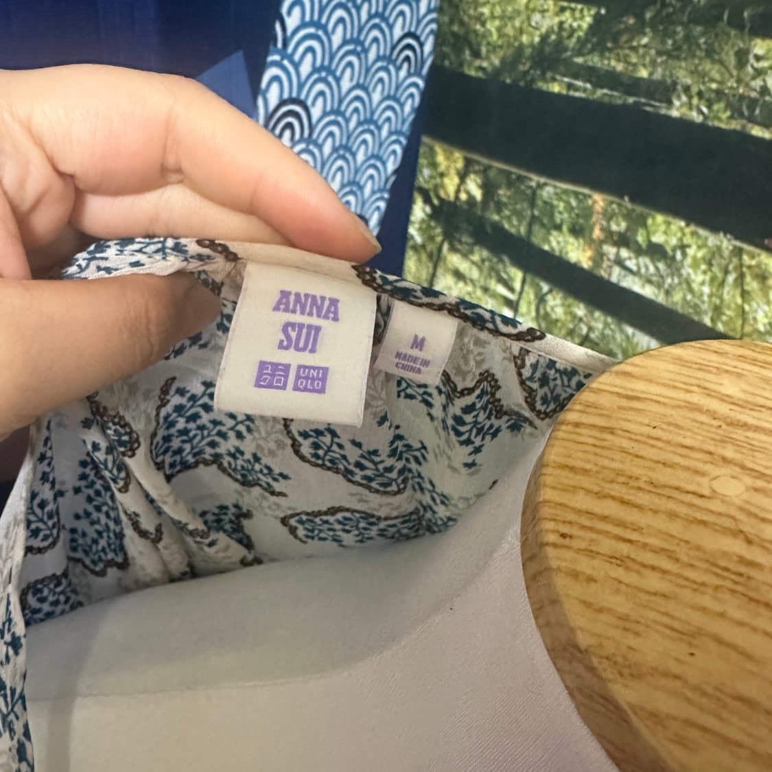 빈티지 안나수이 유니클로 콜라보 블라우스 상품이미지4