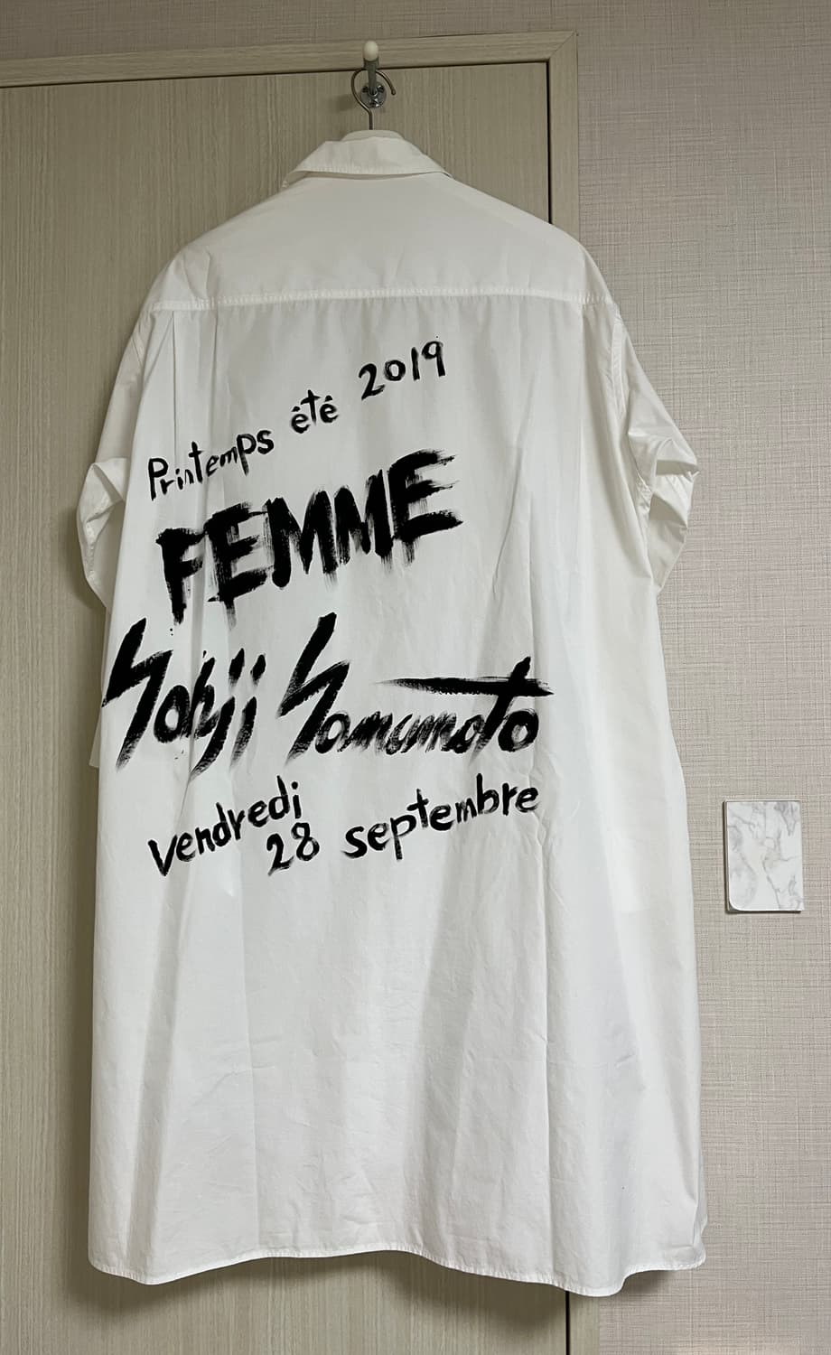 요지 야마모토 페인팅 셔츠 상품이미지3