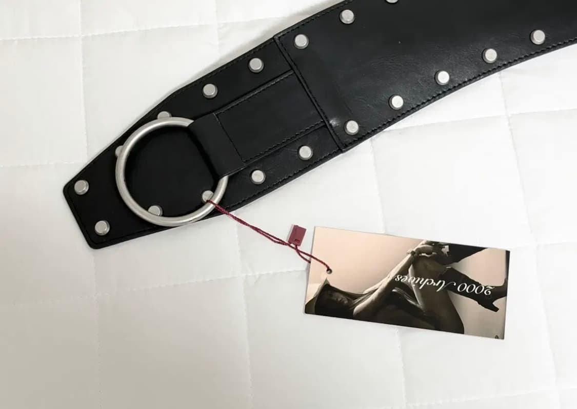 텍있는새상품)2000아카이브스 DOUBLE STRAP STUD BELT 상품이미지7