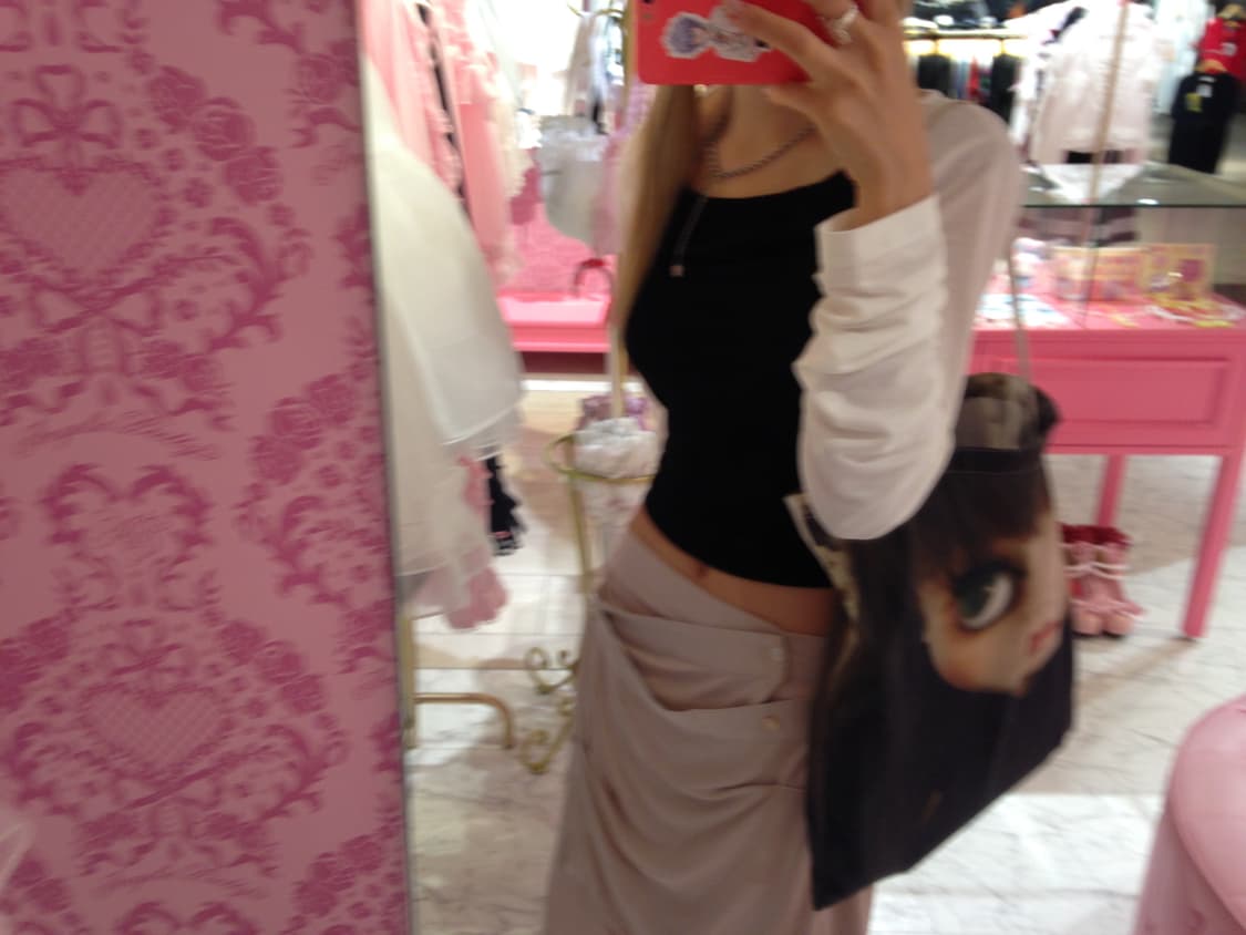 오호스 Jersey Drape Wrap Skirt / Beige 상품이미지1