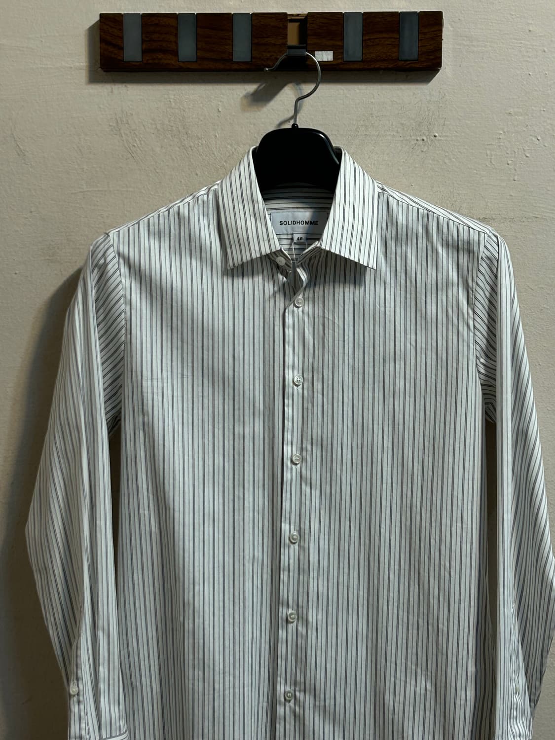 솔리드옴므 스트라이프 클래식 셔츠 상품이미지2