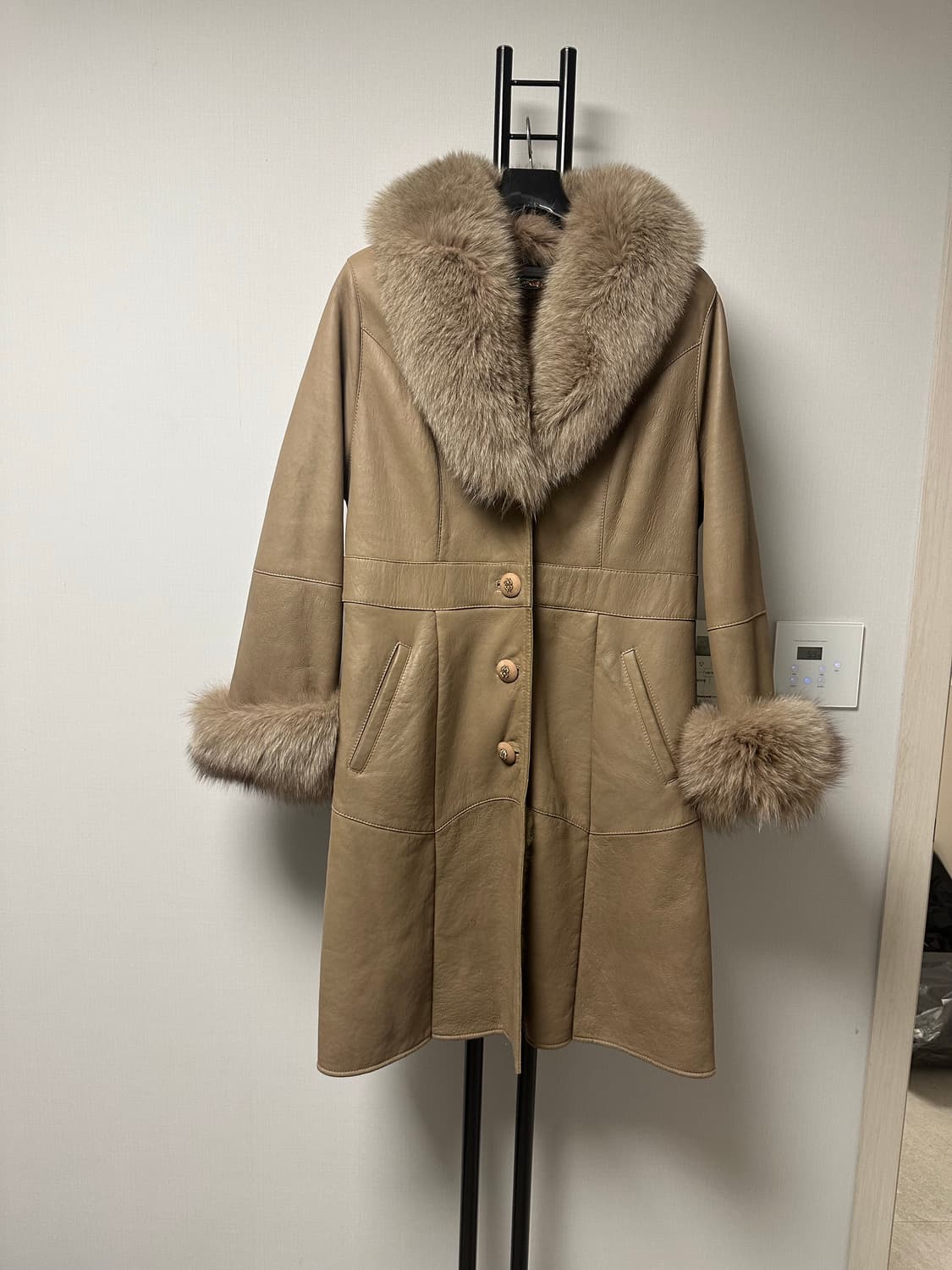 ARIES 폭스털 포인트  양털 토스카나  자켓 - 66사이즈 적당 상품이미지2