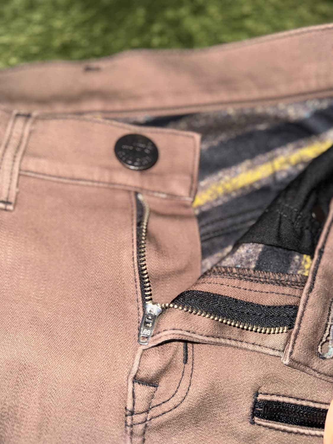 [28] 00s LEE 리 재팬 신치백 코튼 블렌디드 팬츠 브라운 상품이미지3