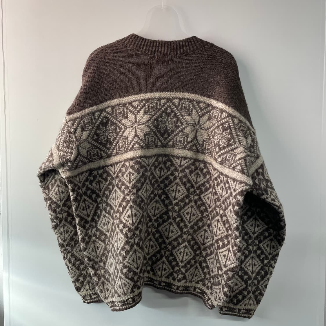 90s 엘엘빈 퓨어 울 노르딕 니트 상품이미지7