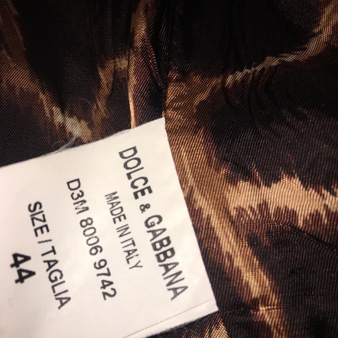 Dolce&Gabbana 진한 네이비 면 자켓 상품이미지8