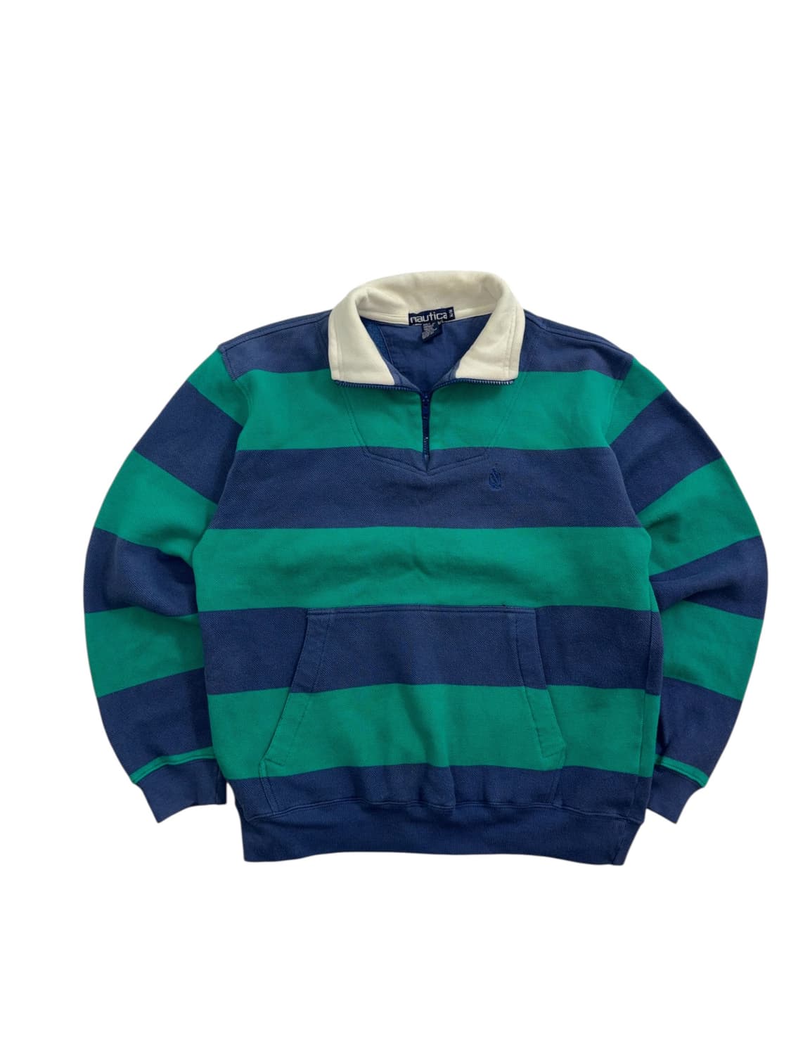 빈티지 Nautica 노티카 반집업 스웻셔츠 니트 맨투맨 상품이미지1