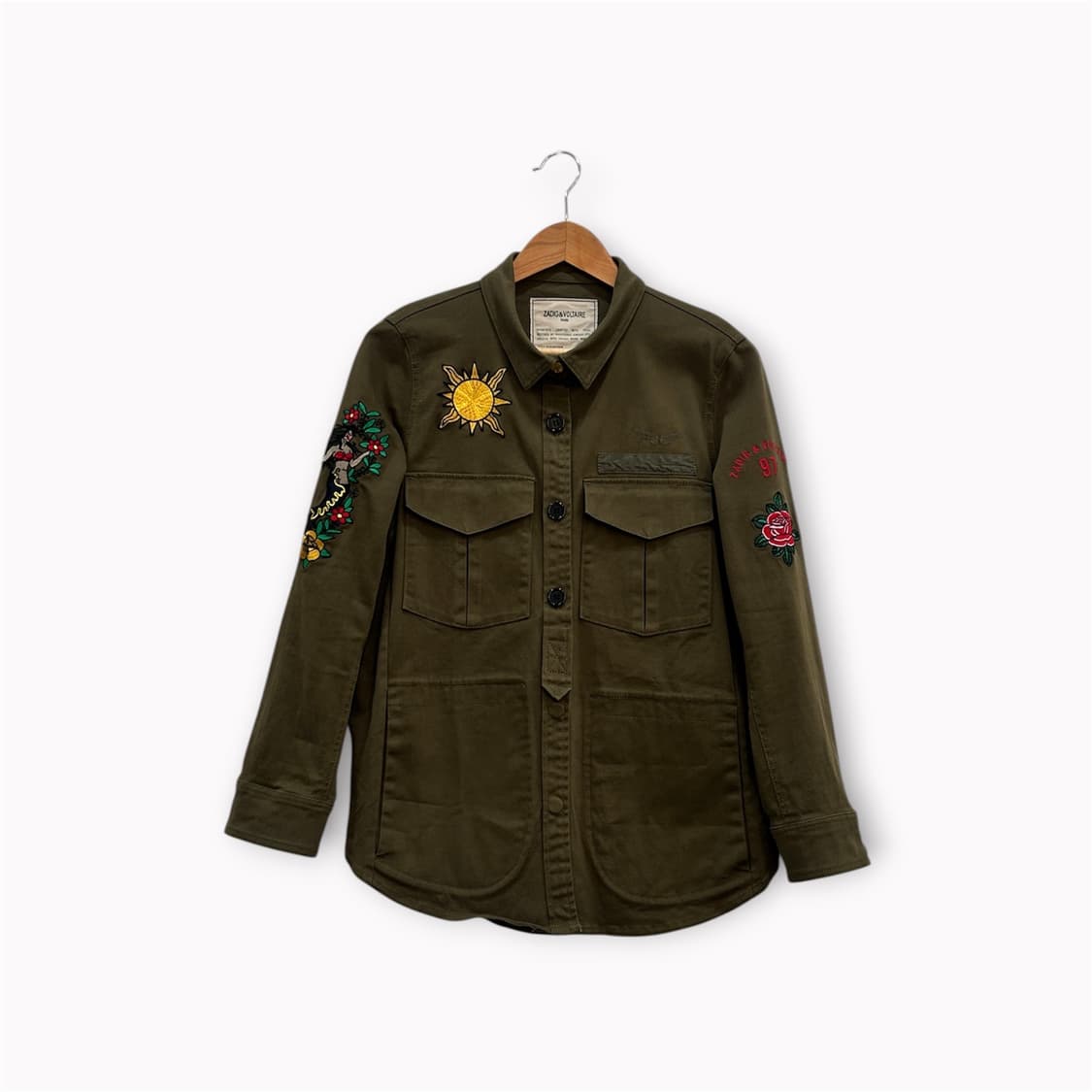 쟈딕앤볼테르 타투 자수 야상 자켓 여성 M 상품이미지1