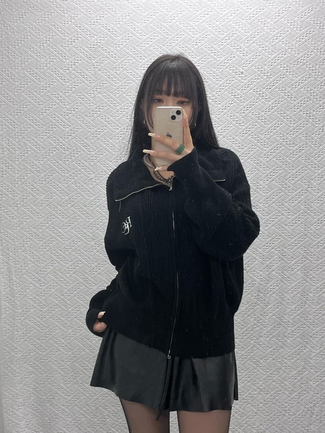 로씨로씨 여리 세일러카라 니트 집업 가디건 F C09878 상품이미지1