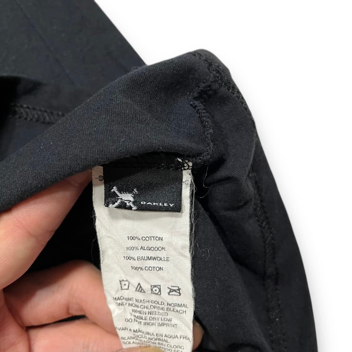 오클리 스틸 빅로고 모드 다크 반팔 티셔츠 상품이미지5