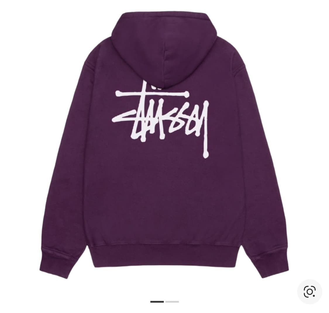 스투시 피그먼트 후드 퍼플 xl 상품이미지1