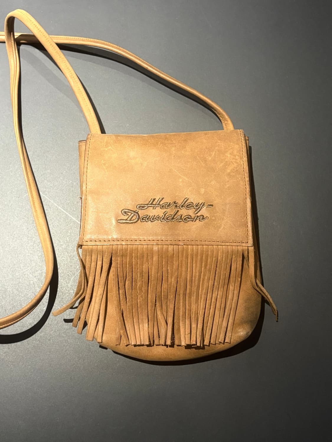 할리데이비슨 가죽 웨스턴 크로스백 상품이미지2