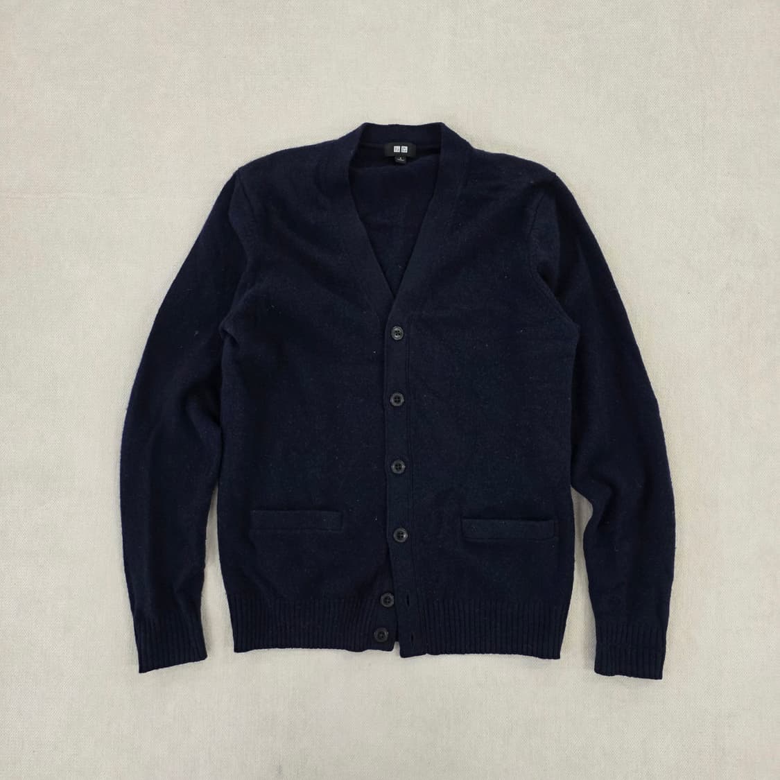 [S] 유니클로 램스울 니트 가디건 0220J 상품이미지1