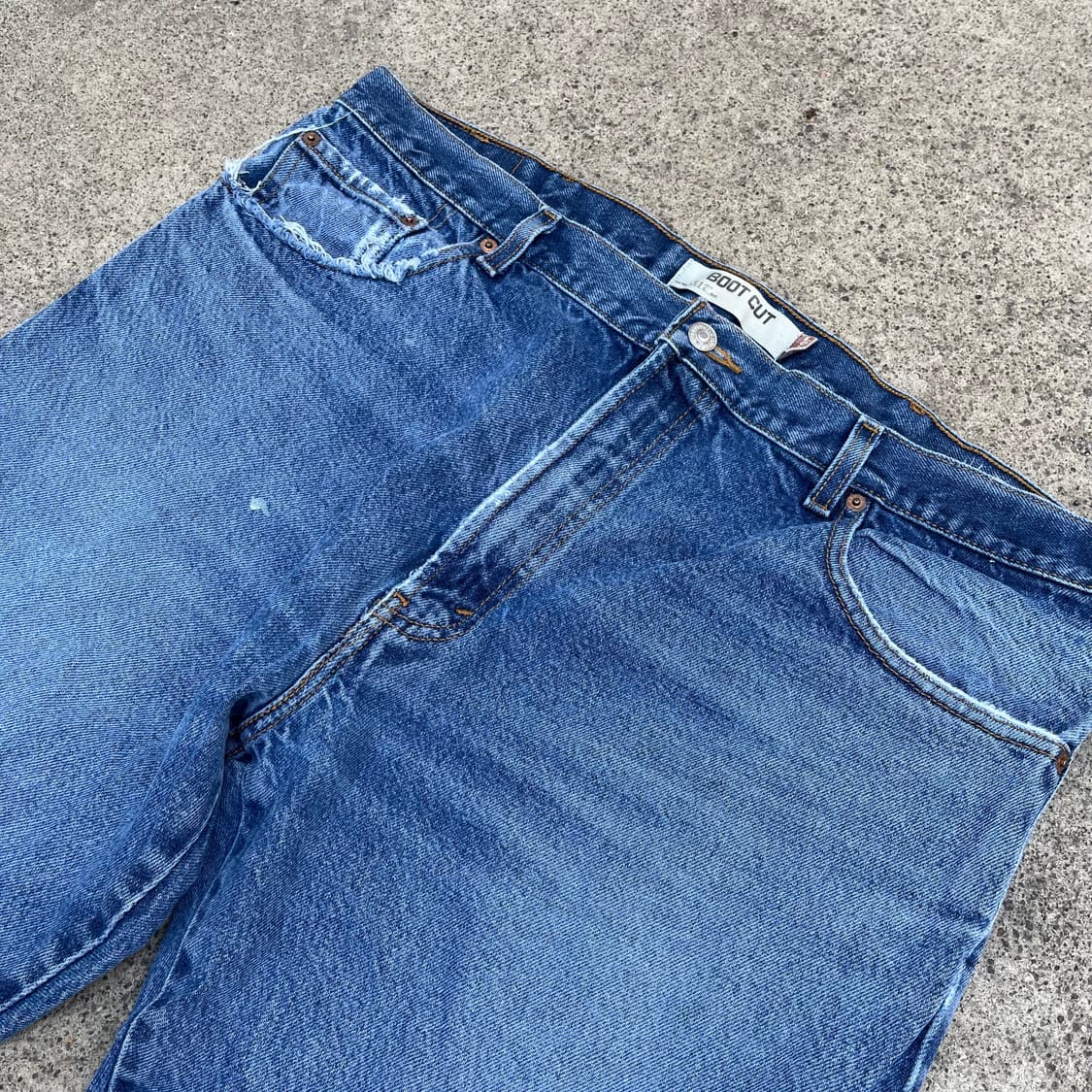 00s Levis517 리페어 데님 부츠컷 (40“) 상품이미지3