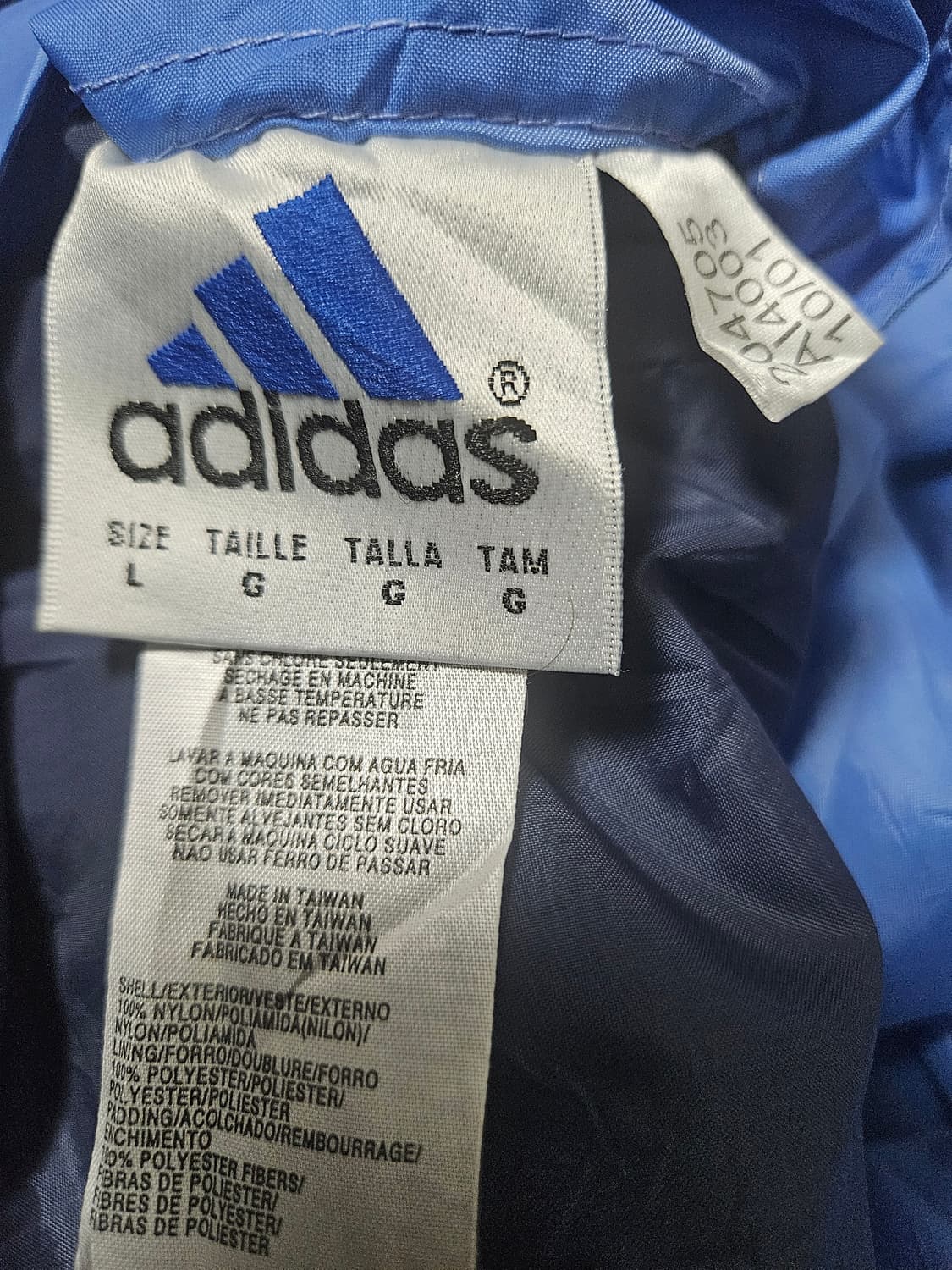 아디다스 빈티지 리버시블 양면 후드 자켓 (L사이즈) 상품이미지5