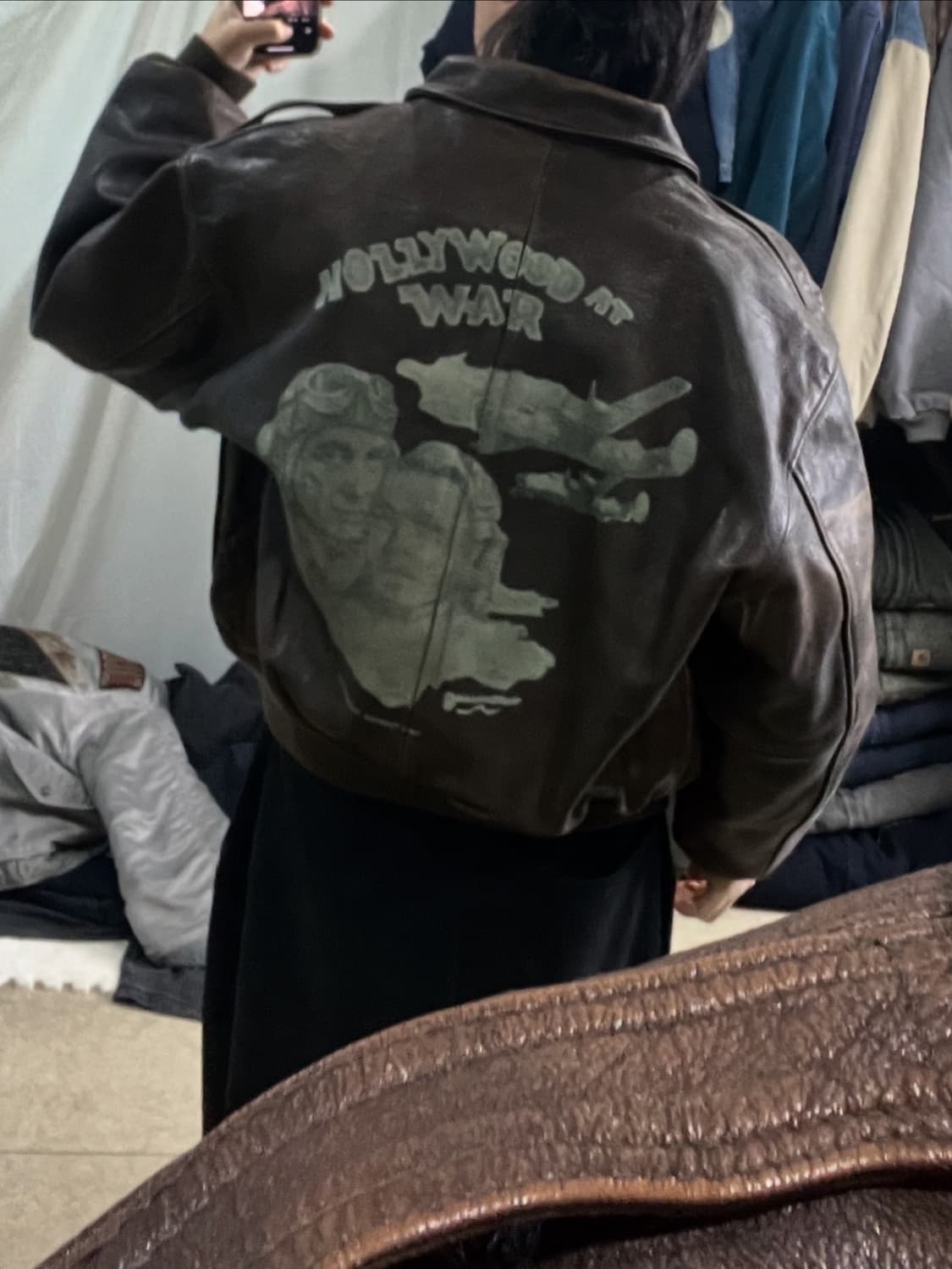 아비렉스 A-2 가죽자켓 상품이미지4