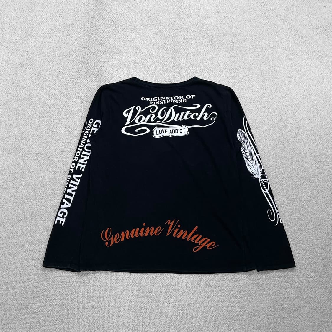 본더치 Vondutch 펑크 롱슬리브 블랙 상품이미지2