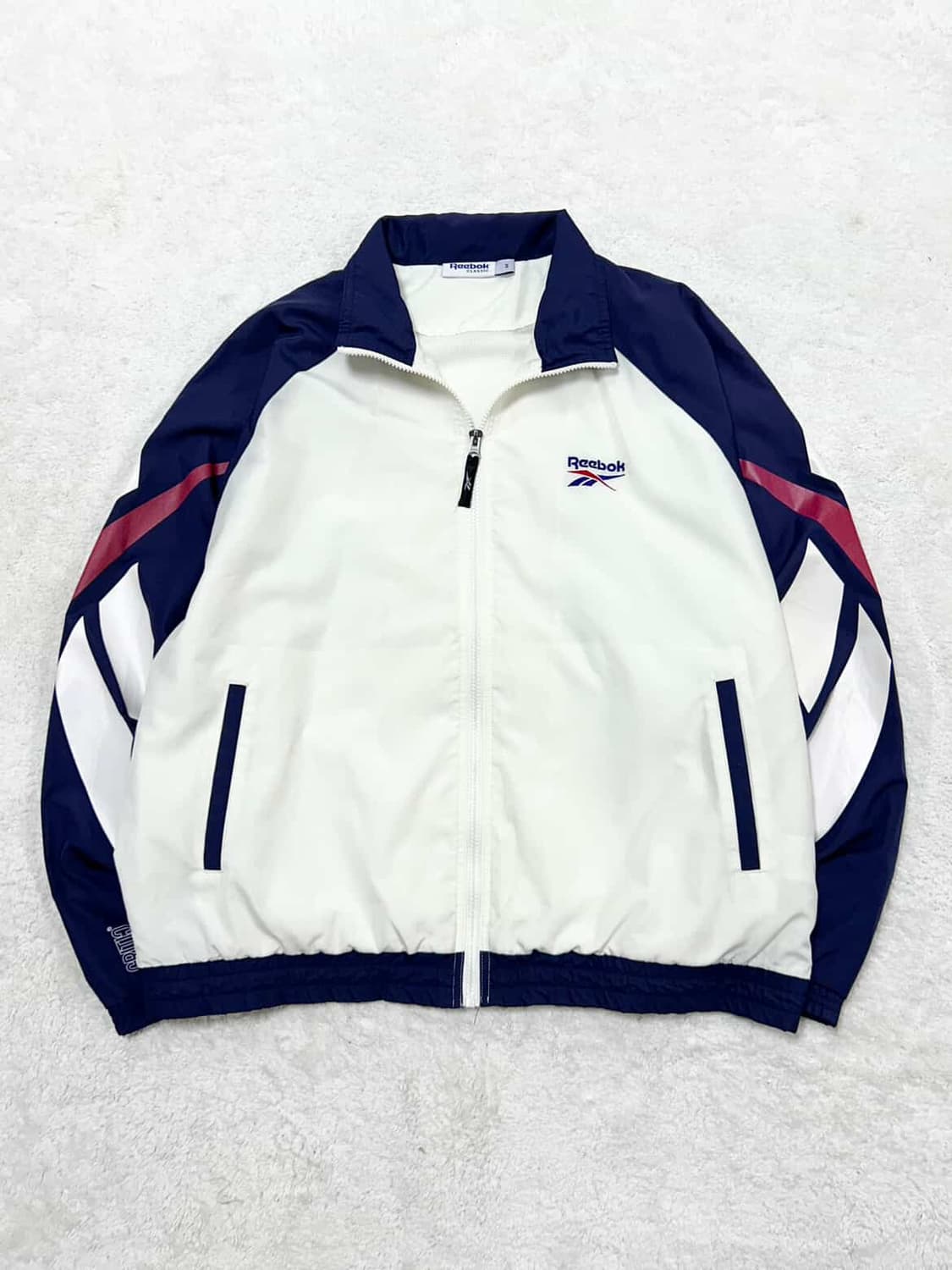 리복 자수로고 배색 올드스쿨 바람막이 상품이미지5