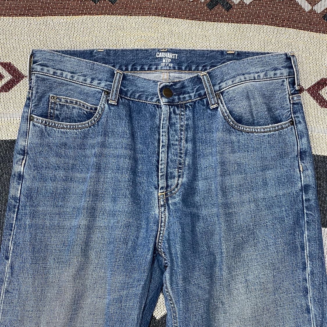 칼하트 wip 말로우 데님팬츠 빈티지 청바지 워크웨어 상품이미지3