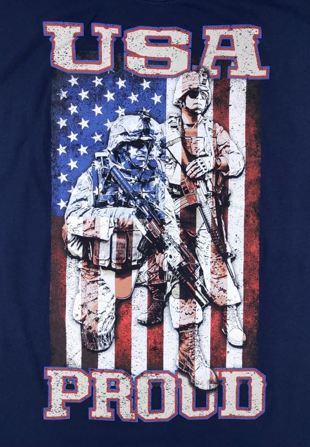 USA 프라우드 반팔 티셔츠 2XL 상품이미지2