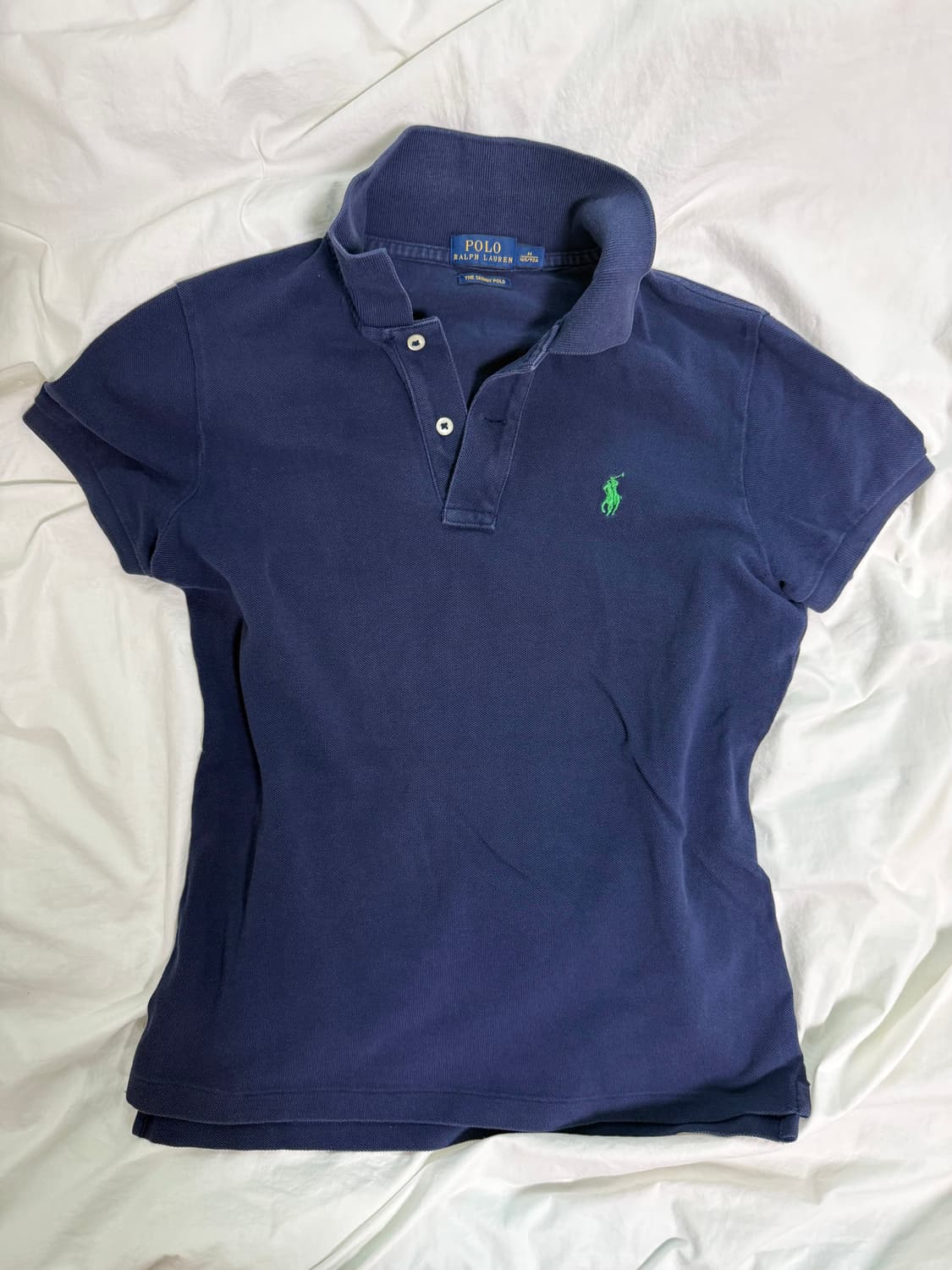 폴로 랄프로렌 포니 네이비 카라티 반팔 셔츠 상품이미지1
