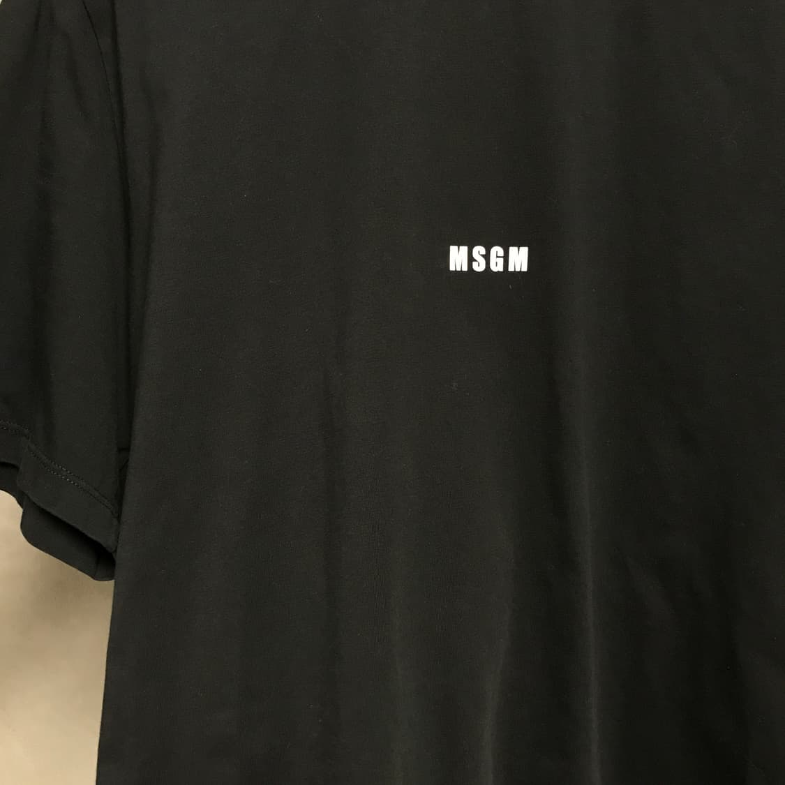 MSGM 블랙 반팔 티셔츠 L 상품이미지4