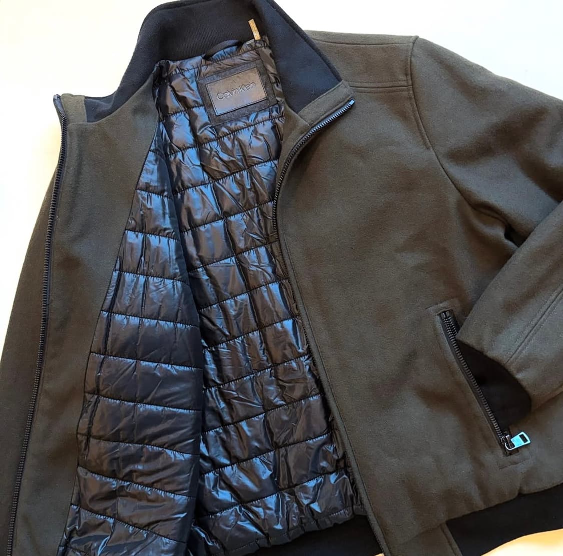 캘빈클라인 립스탑 봄버 자켓 상품이미지5