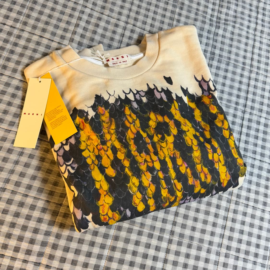(50) Marni 마르니 로고 맨투맨 아이보리 상품이미지6