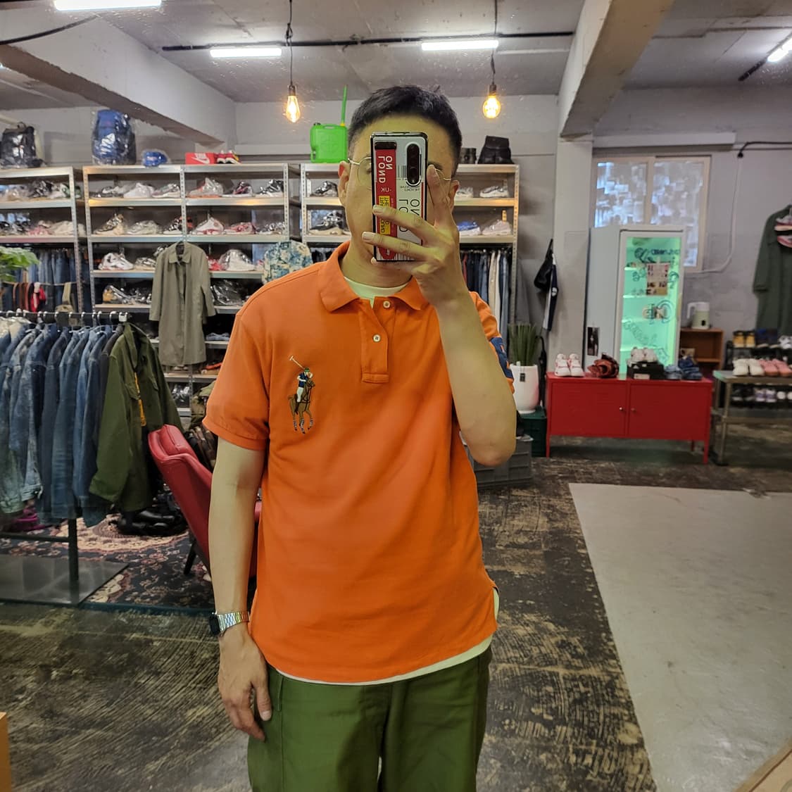 폴로 랄프로렌 빅포니 PK 셔츠 (L) 상품이미지3