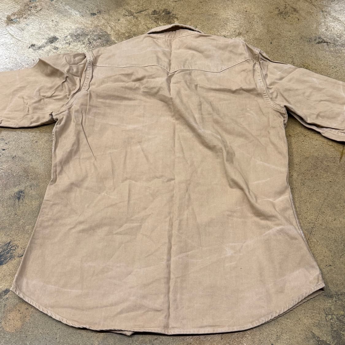 [정품/L] 랭글러 웨스턴 코듀로이 셔츠 베이지 b15 상품이미지4